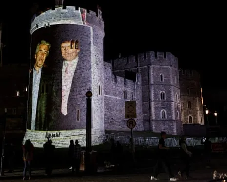 Four People Taken into Custody After Images of Trump and Epstein Displayed on Windsor Castle